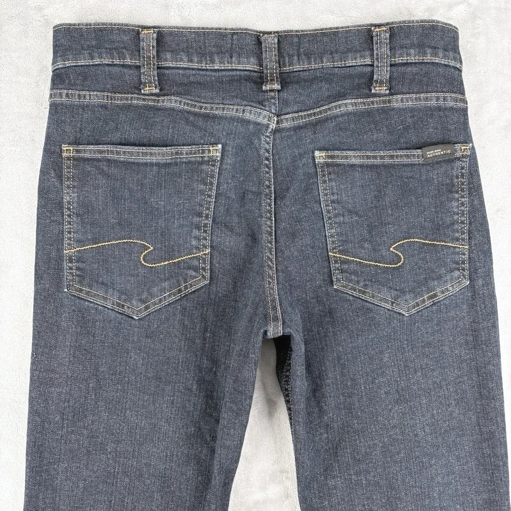 Silver Jeans Men's Sz 32x34 (Fits 33x33.5) Slim Authentic Straight‎ Leg Blue